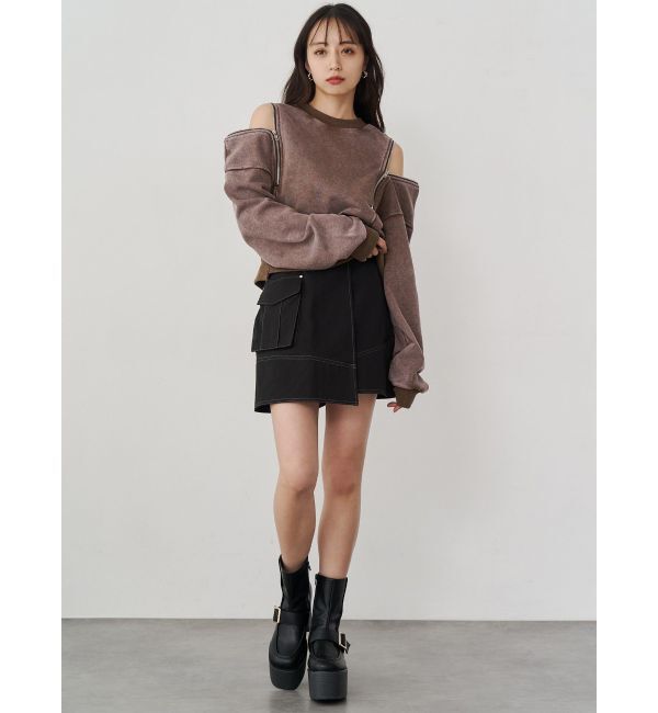 MURUA「アシメチノミニスカート」|スカート|