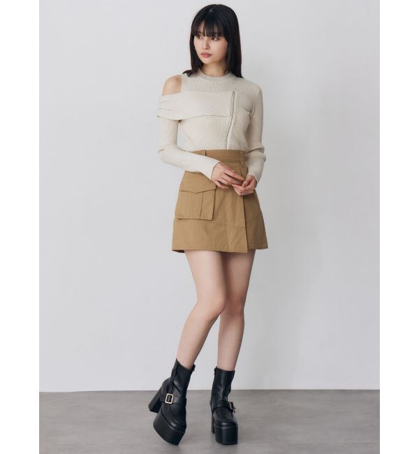 MURUA「アシメチノミニスカート」|スカート|