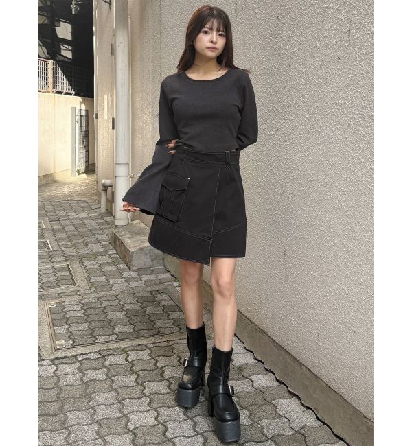 MURUA「アシメチノミニスカート」|スカート|