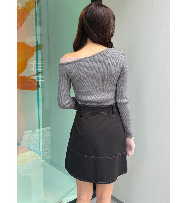 MURUA「アシメチノミニスカート」|スカート|