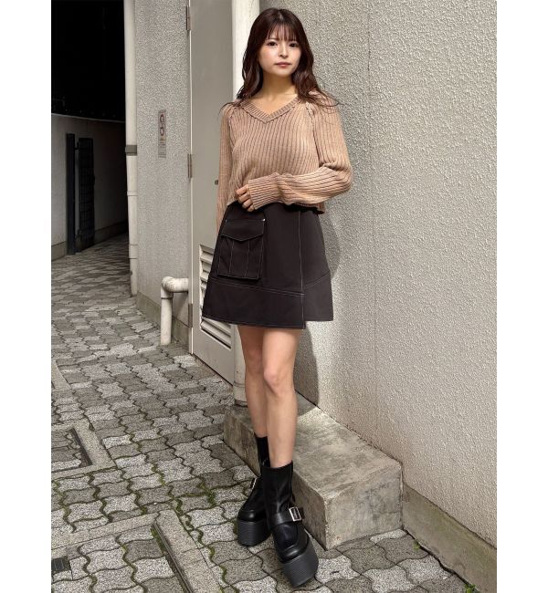 MURUA「アシメチノミニスカート」|スカート|