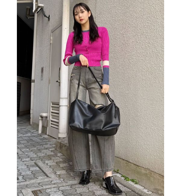 MURUA「バイカラーレイヤードニット」|ニット・セーター|