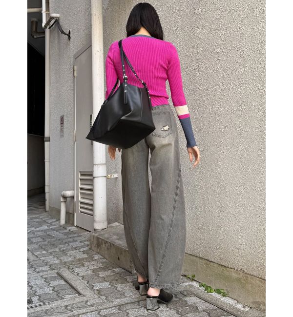 MURUA「バイカラーレイヤードニット」|ニット・セーター|