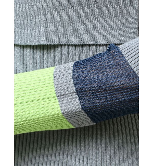 MURUA「バイカラーレイヤードニット」|ニット・セーター|