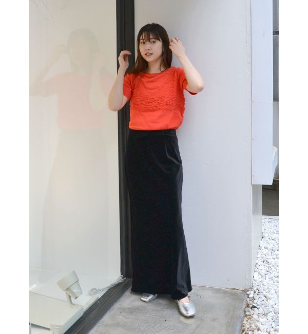 Ungrid「ギャザーフィットTee」|Tシャツ・カットソー|