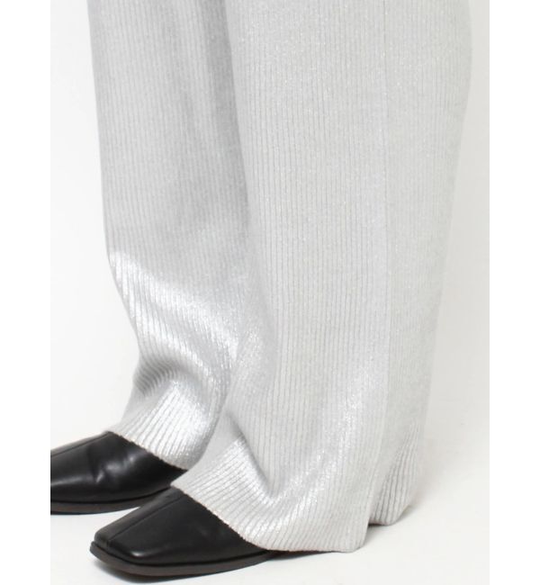 Ungrid「箔プリントニットパンツ」|その他|