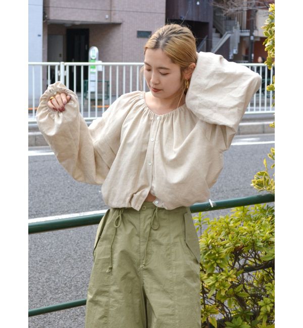 Ungrid「ボリュームショートブラウス」|シャツ・ブラウス|