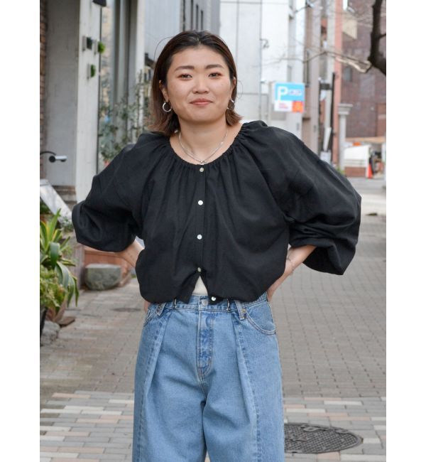 Ungrid「ボリュームショートブラウス」|シャツ・ブラウス|