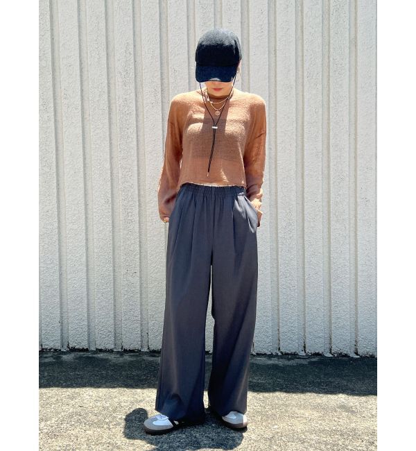 Ungrid「カットオフデザインラフタックパンツ」|その他|