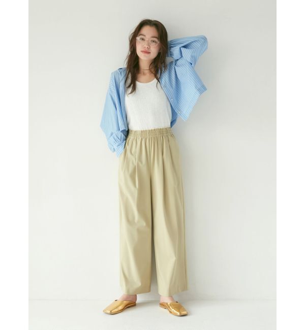 Ungrid「カットオフデザインラフタックパンツ」|その他|