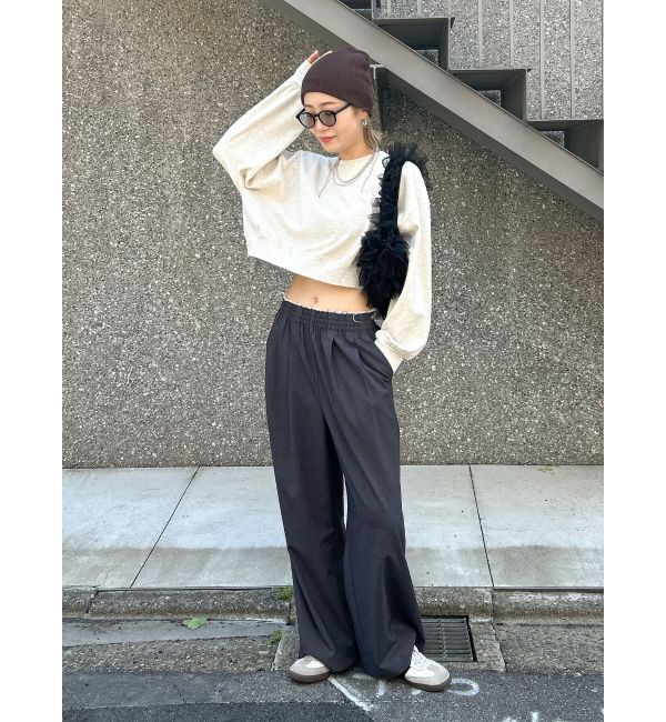 Ungrid「カットオフデザインラフタックパンツ」|その他|