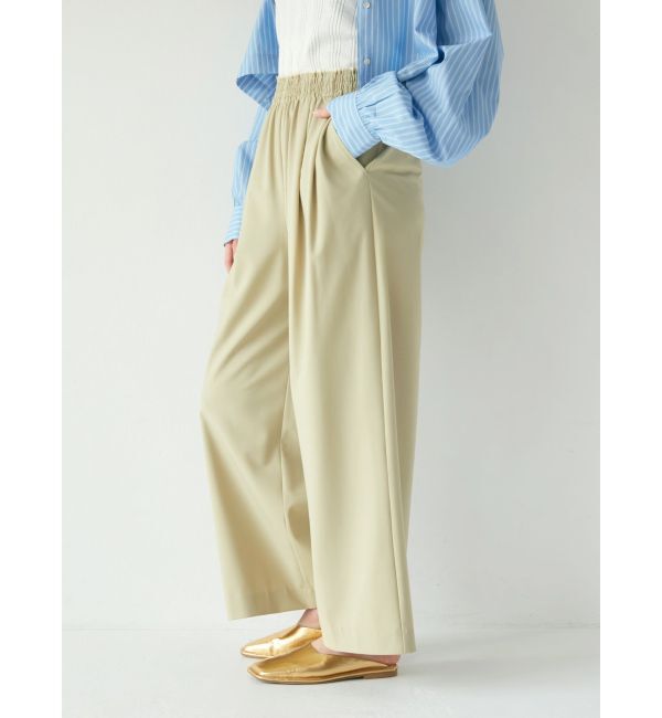 Ungrid「カットオフデザインラフタックパンツ」|その他|ピスタチオ