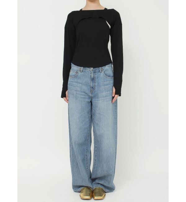 Ungrid「タンクレイヤードショートロングスリーブTee」|Tシャツ・カットソー|