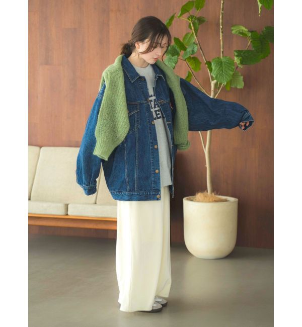 Ungrid「アルパカ混透かし編みニット」|ニット・セーター|