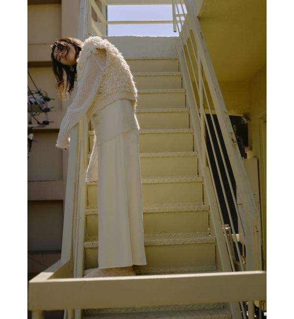 Ungrid「アルパカ混透かし編みニット」|ニット・セーター|