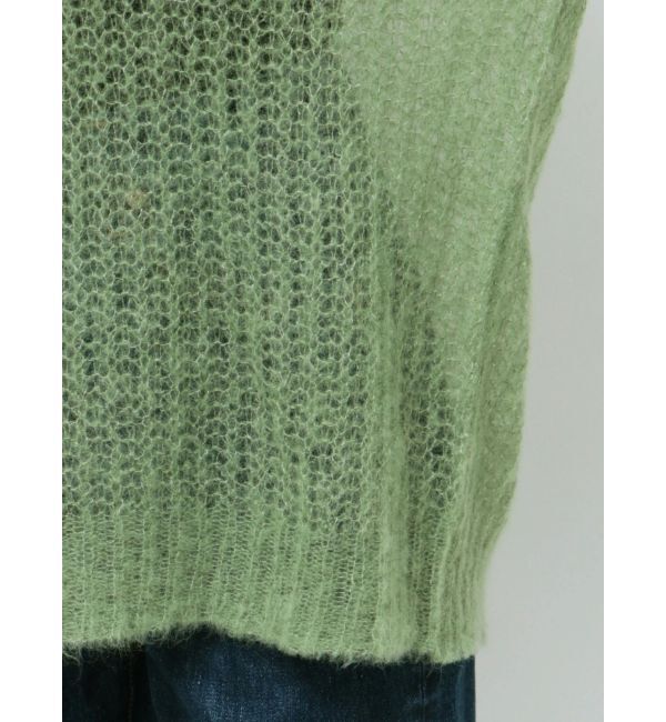 Ungrid「アルパカ混透かし編みニット」|ニット・セーター|