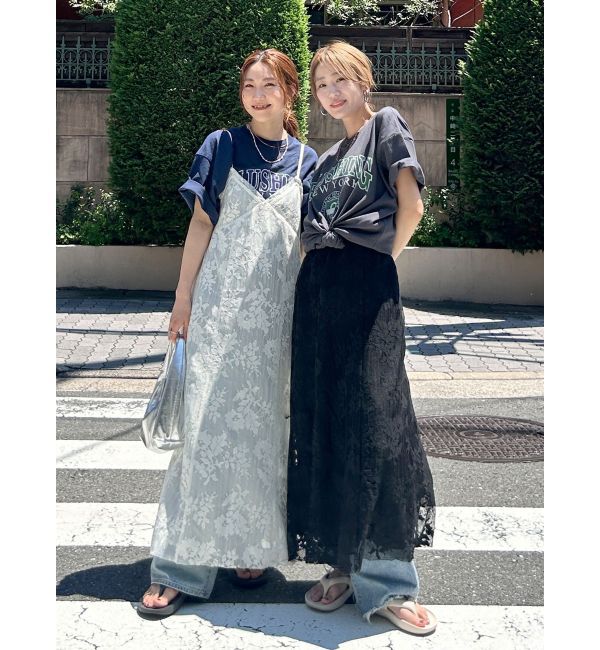 Ungrid「カレッジロゴビッグTee」|Tシャツ・カットソー|