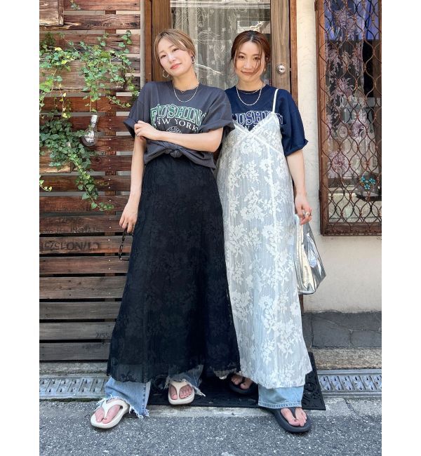 Ungrid「カレッジロゴビッグTee」|Tシャツ・カットソー|