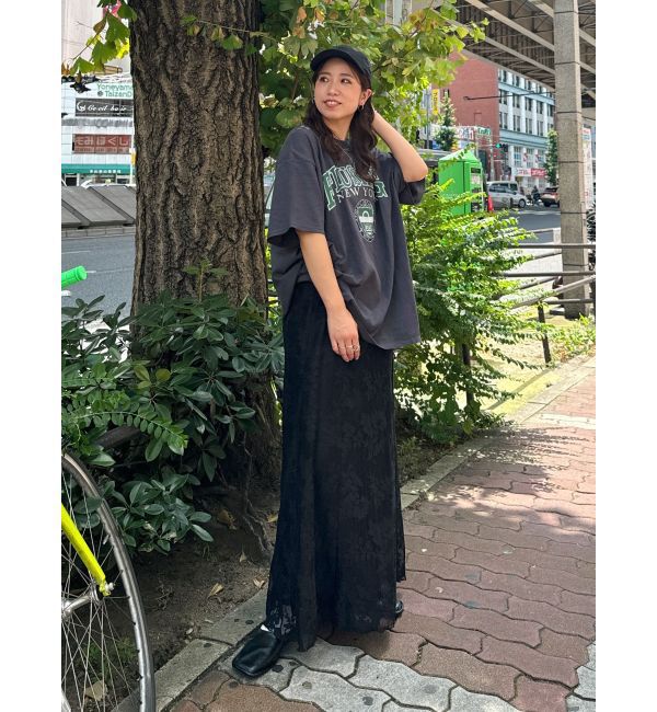 Ungrid「カレッジロゴビッグTee」|Tシャツ・カットソー|