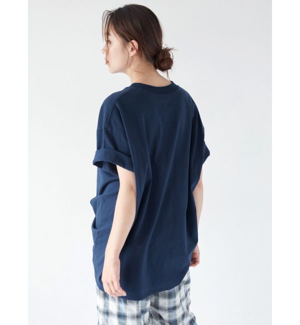 Ungrid「カレッジロゴビッグTee」|Tシャツ・カットソー|