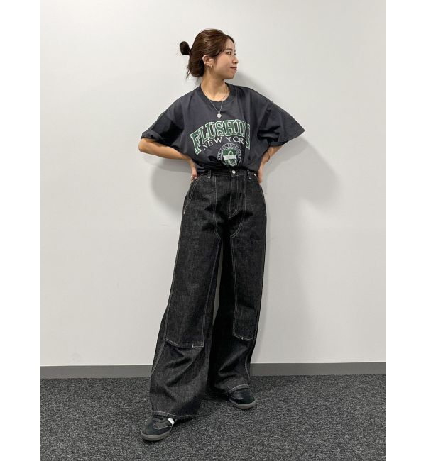 Ungrid「カレッジロゴビッグTee」|Tシャツ・カットソー|