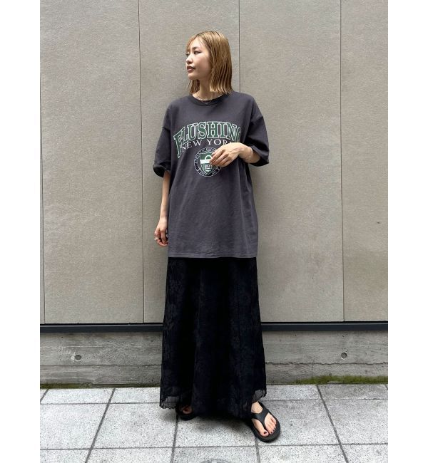 Ungrid「カレッジロゴビッグTee」|Tシャツ・カットソー|