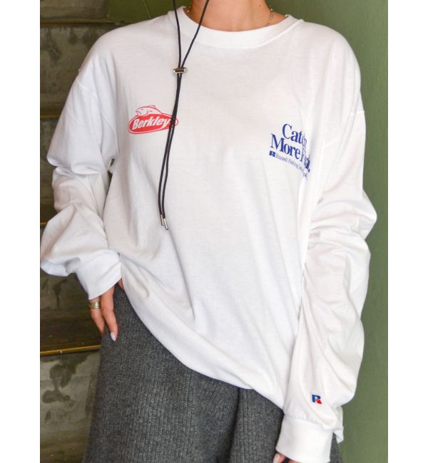 Ungrid「Russell Berkley別注 ロゴロングスリーブTee」|Tシャツ・カットソー|