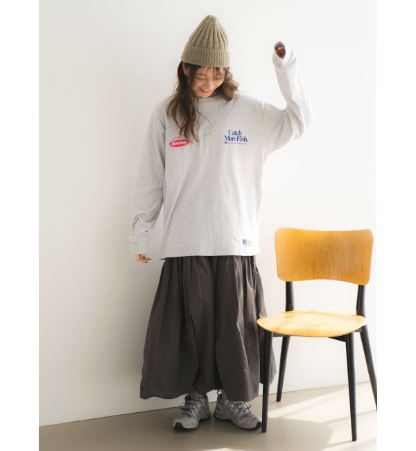 Ungrid「Russell Berkley別注 ロゴロングスリーブTee」|Tシャツ・カットソー|