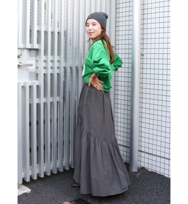 Ungrid「メッシュコンビナンバリングロングスリーブTee」|Tシャツ・カットソー|