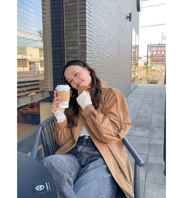 Ungrid「タックデザインナイロンブルゾン」|ブルゾン・スタジャン|