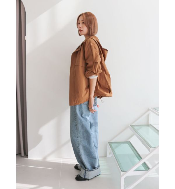 Ungrid「タックデザインナイロンブルゾン」|ブルゾン・スタジャン|