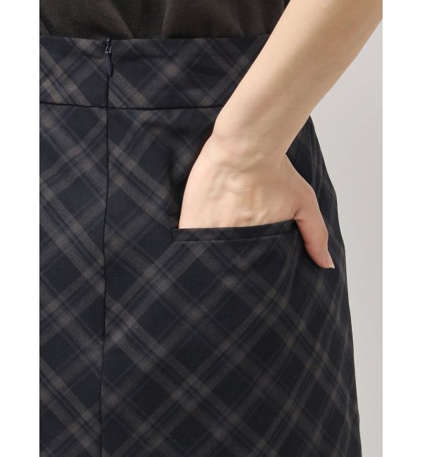 Ungrid「チェックアイラインスカート」|スカート|