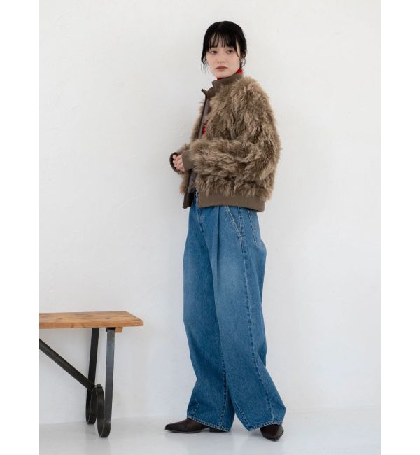 Ungrid「ミックスファーショートブルゾン」|ブルゾン・スタジャン|