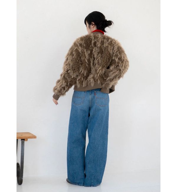 Ungrid「ミックスファーショートブルゾン」|ブルゾン・スタジャン|