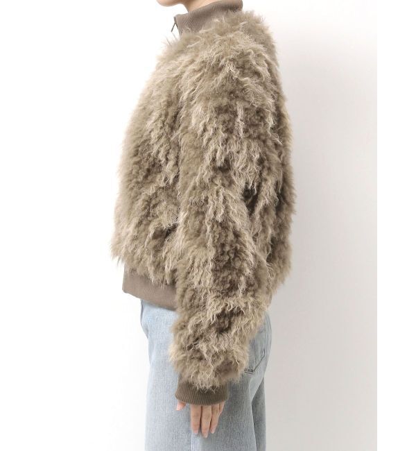 Ungrid「ミックスファーショートブルゾン」|ブルゾン・スタジャン|