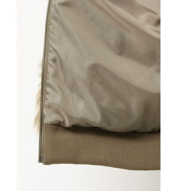 Ungrid「ミックスファーショートブルゾン」|ブルゾン・スタジャン|