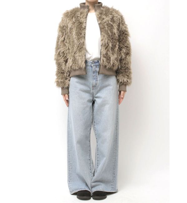 Ungrid「ミックスファーショートブルゾン」|ブルゾン・スタジャン|