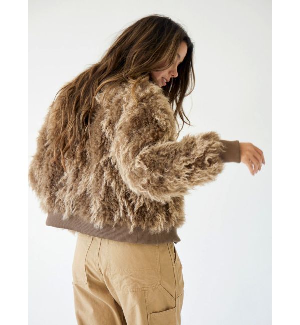 Ungrid「ミックスファーショートブルゾン」|ブルゾン・スタジャン|