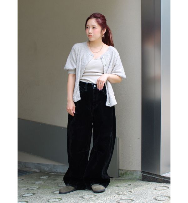 Ungrid「ハーフスリーブニットカーデ」|カーディガン|