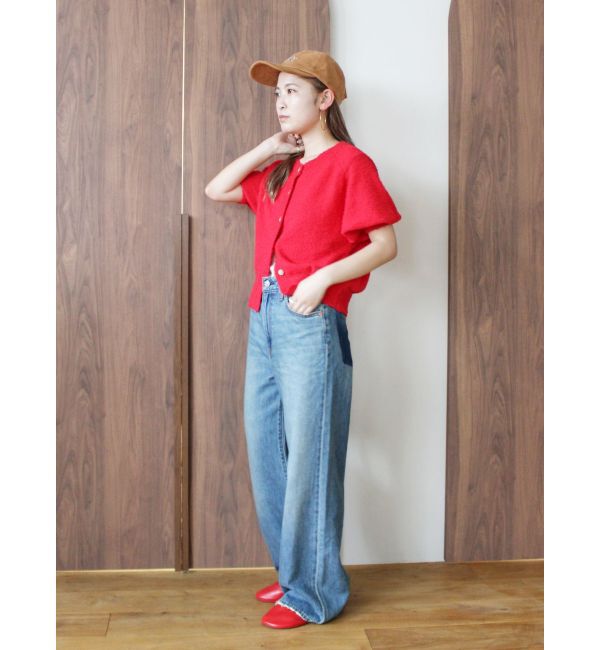 Ungrid「ハーフスリーブニットカーデ」|カーディガン|