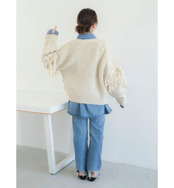 Ungrid「デニムルーズシャツ」|シャツ・ブラウス|