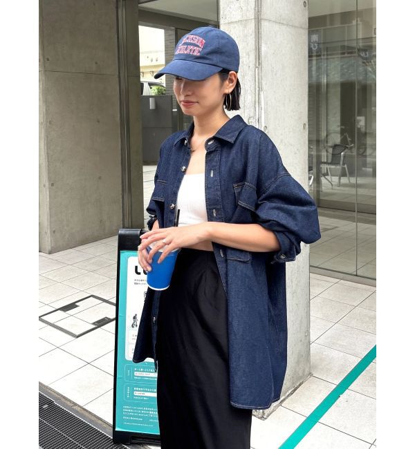 Ungrid「デニムルーズシャツ」|シャツ・ブラウス|