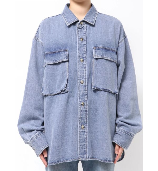 Ungrid「デニムルーズシャツ」|シャツ・ブラウス|