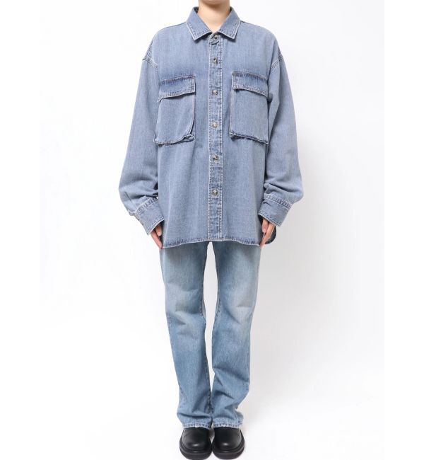 Ungrid「デニムルーズシャツ」|シャツ・ブラウス|