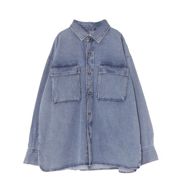 Ungrid「デニムルーズシャツ」|シャツ・ブラウス|