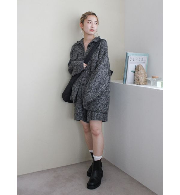 Ungrid「カラーネップニットハーフパンツ」|その他|