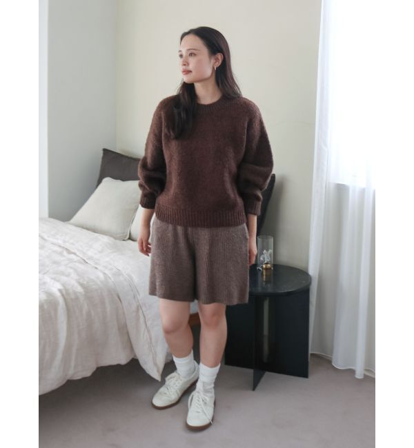 Ungrid「カラーネップニットハーフパンツ」|その他|