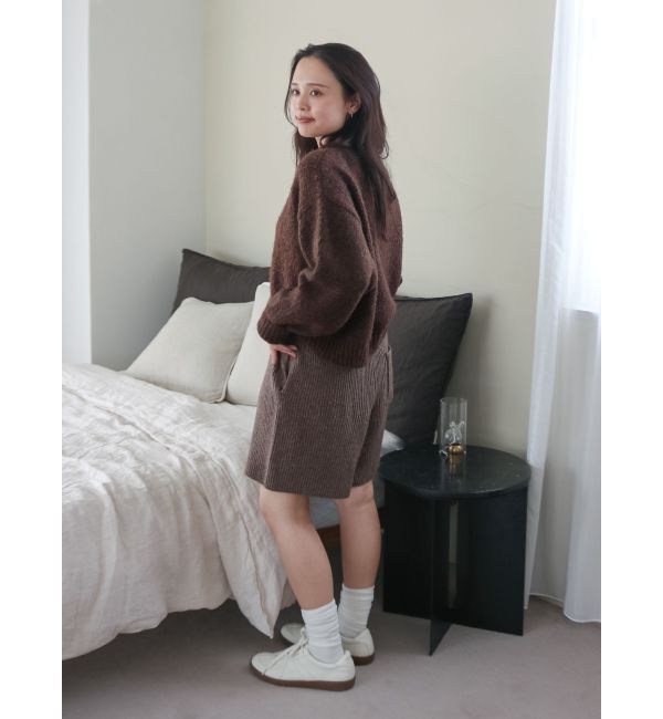 Ungrid「カラーネップニットハーフパンツ」|その他|