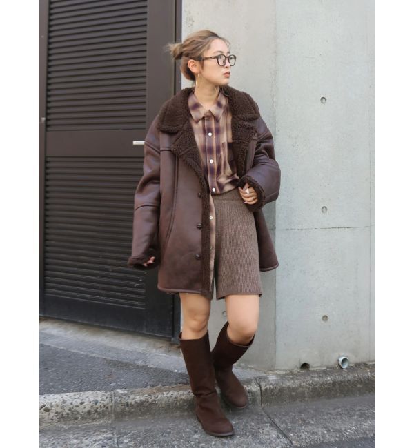 Ungrid「カラーネップニットハーフパンツ」|その他|