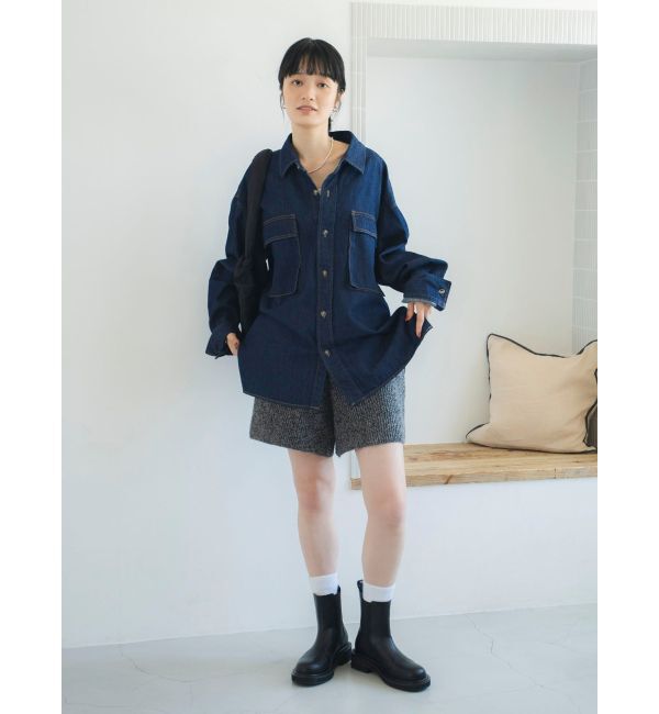 Ungrid「カラーネップニットハーフパンツ」|その他|